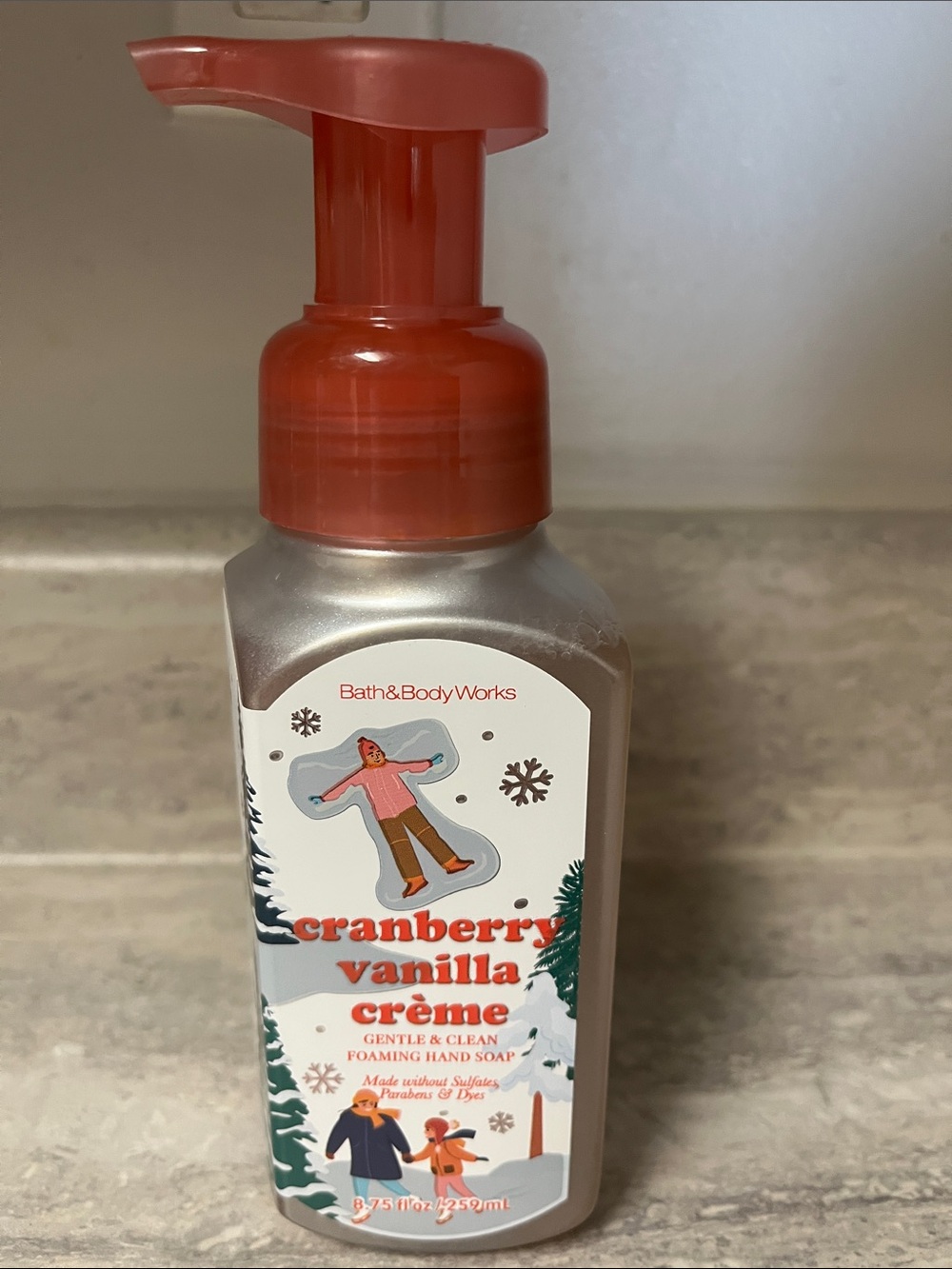 Bath & Body Works Cranberry Vanilla Crème Foaming Hand Soap